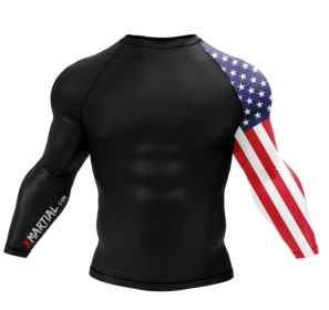 XM AMERICAN WARRIOR - Longsleeve And Shortsleeve - XMARTIAL (Option: XS-Longsleeves)