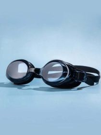 Waterproof Swimming Goggles (Color: Black, size: one-size)