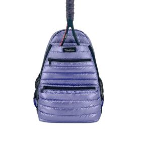 NiceAces Neon Lightweight High Quality Tennis Backpack; Beautiful Designer Tennis Racket Bag; Pickleball Backpack; School Backpack; Gym Bag and Travel (Color: Violet)