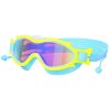 Kids Swim Goggles With Ear Plugs UV Protection Anti-Fog Leak Proof Wide View Pool Swimming Goggles For Youth Boys Girls Aged 3-16 Years Old Summer Bea