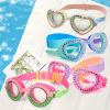 Children's Anti-fog Swimming Goggles; Rhinestone Decor Swimming Glasses For Boys Girls; Swimming Equipment